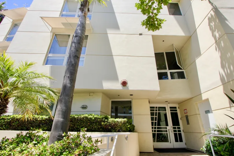 A sunny day The Enterprise Condominium is perfect location with good atmosphere condition with small plants and flowers