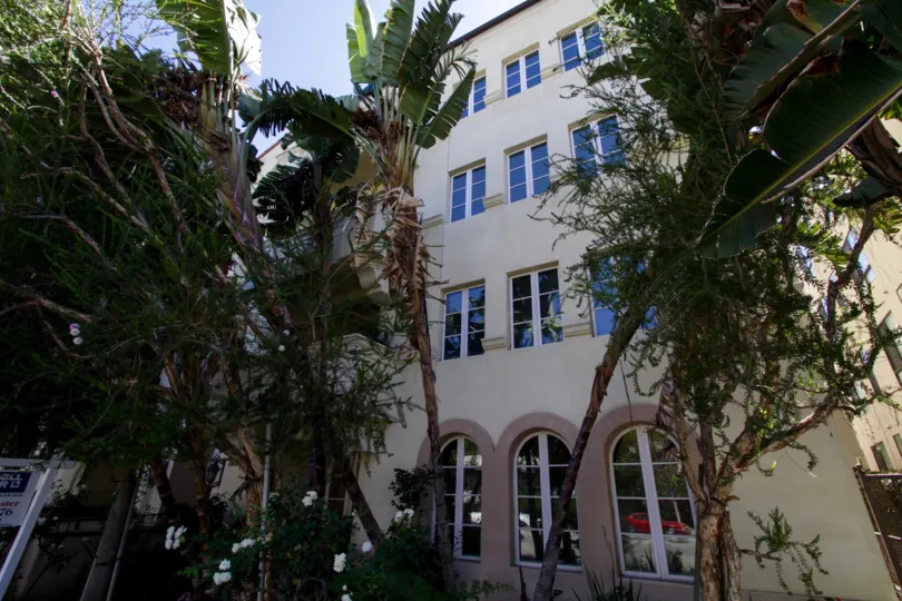The landscaping at the Regency at Veteran