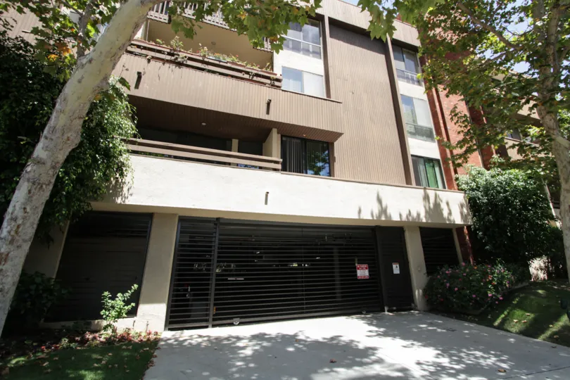 The garage for parking at the Westholme Executive
