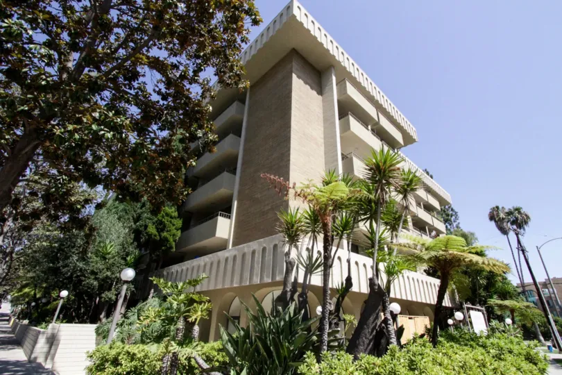 The landscaping in Westwood Gardens