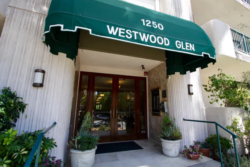 The entrance into the Westwood Glen in Westwood