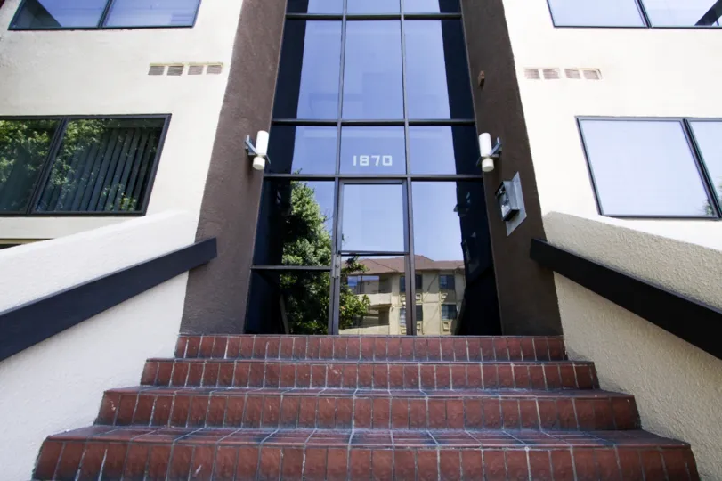 The entrance into the Westwood Kelton located in Westwood