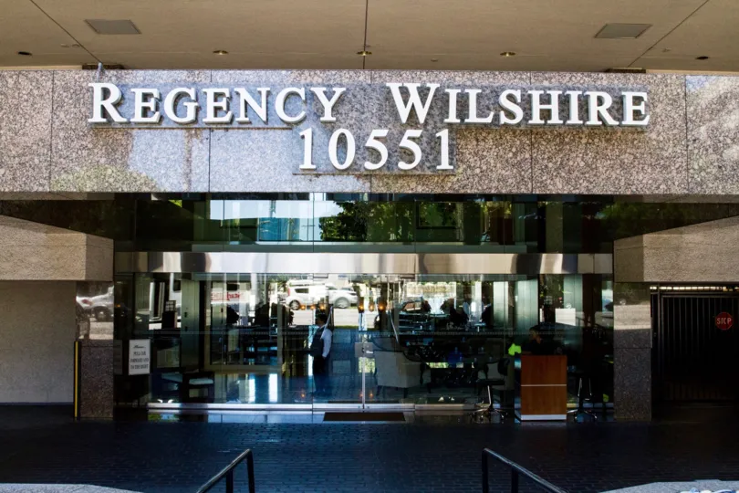 The windows at the Wilshire Lencrest