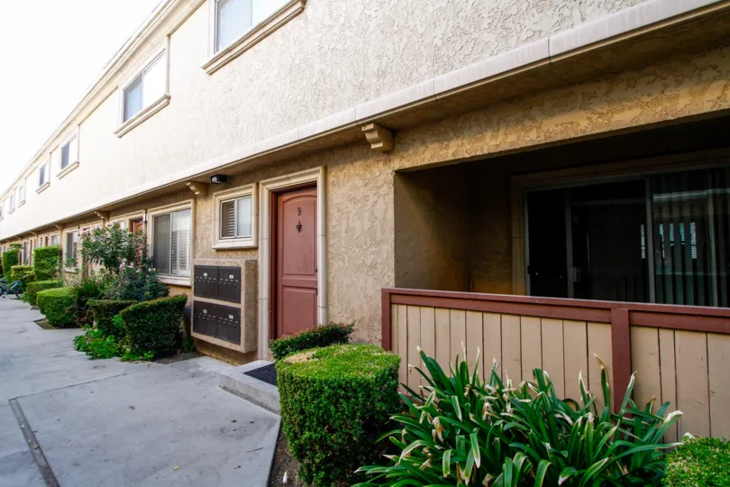 The door into a unit at Forest Glen