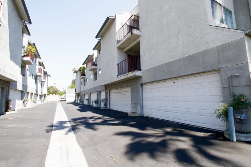 The garages for Keswick Patio Homes
