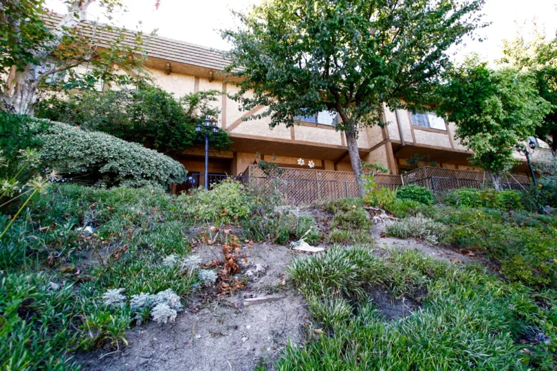 The landscaping around 6201 Valley Circle Blvd in CA California