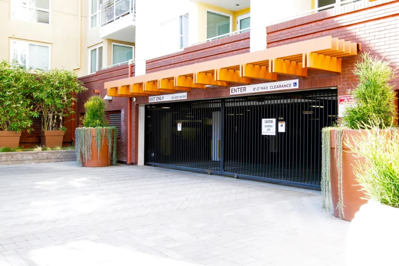 The parking for Ascent At Warner Center in CA California
