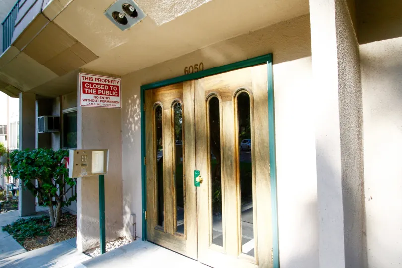 The entrance for Fountain Park