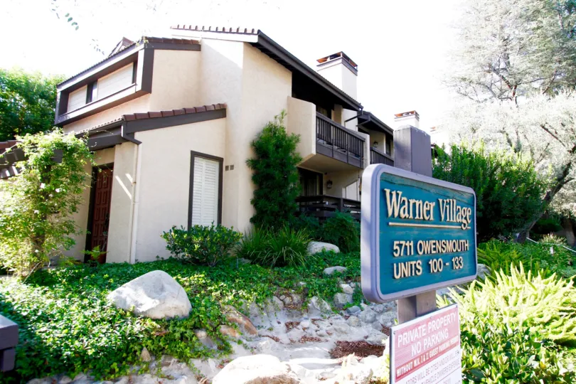The Warner Village building in CA California