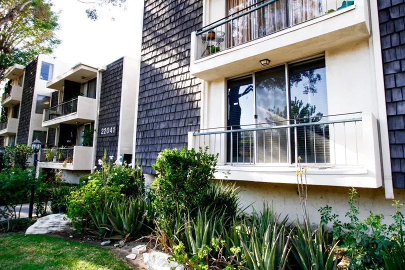 The landscaping around Windsor Woodlands