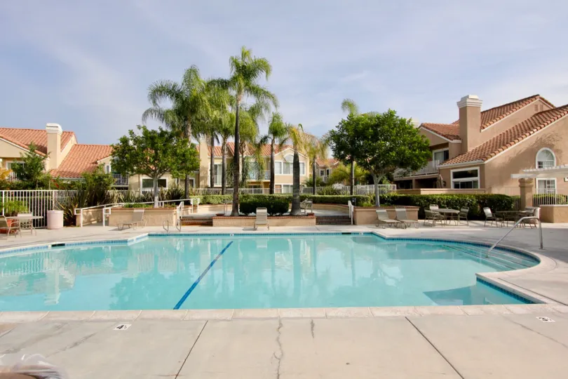 great swimming pool overlooking a great community in Aliso Viejo, California
