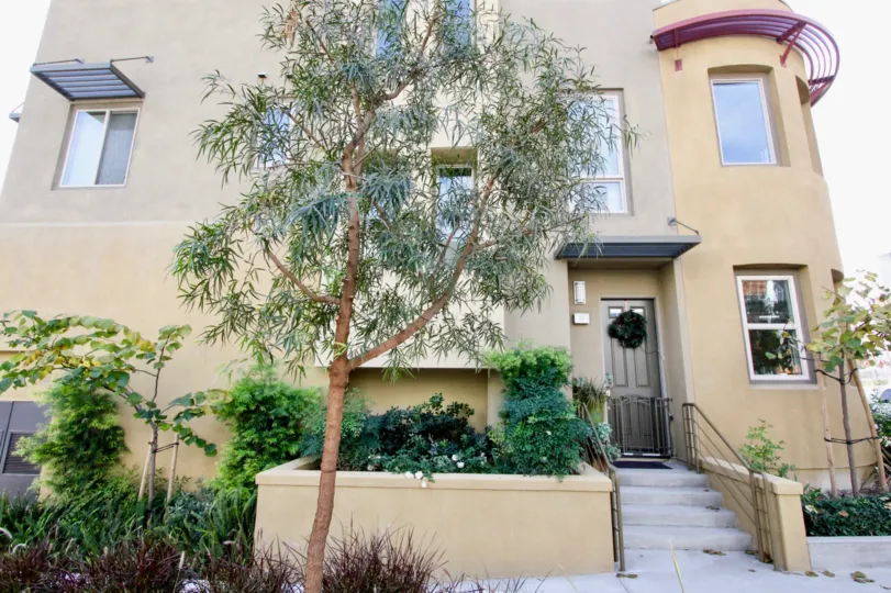 Welcoming front view at the City Walk community in Aliso Viejo, CA