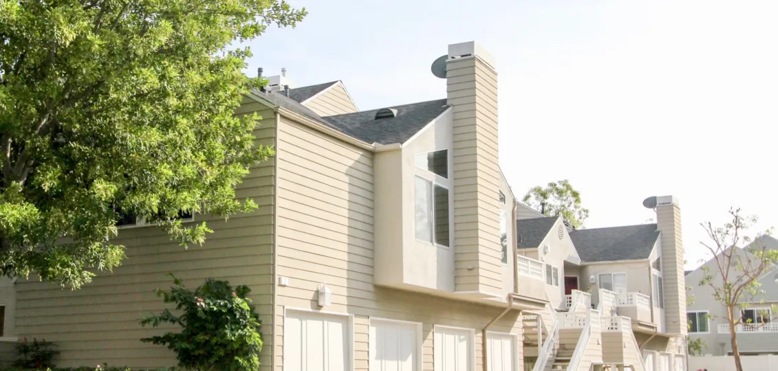 THE APARTMENT IN THE GLENWOOD VILLAGE WITH THE STEPS, TREES, BALCONIS