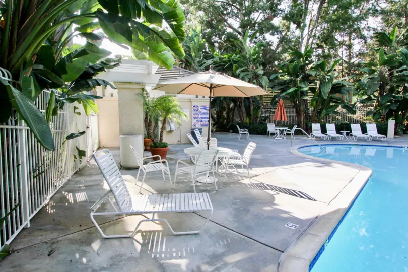 Clean, private and secure pool in Aliso Viejo California