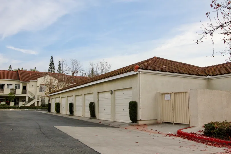 A covered carport with provision for eight vehicles in the Seagate Colony neighborhood.