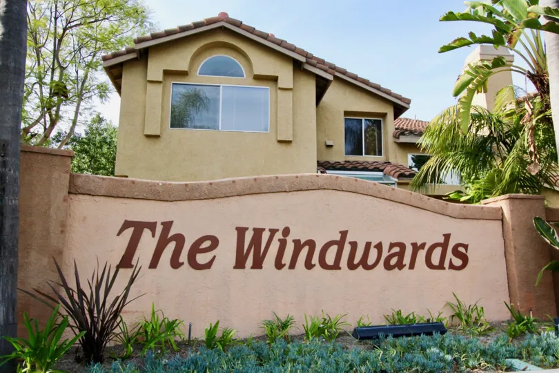 Palm trees landscape the community of The Windwards in Aliso Viejo, California.