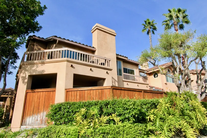 Windward community homes on a sunny day in Aliso Viejo, California