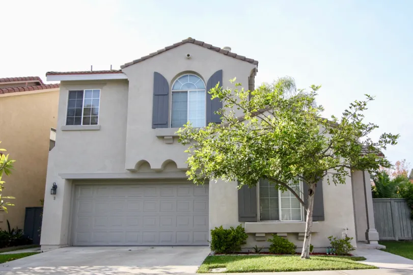 A cozy two story town home with built in garage at Village Cottages in Aliso Viejo CA