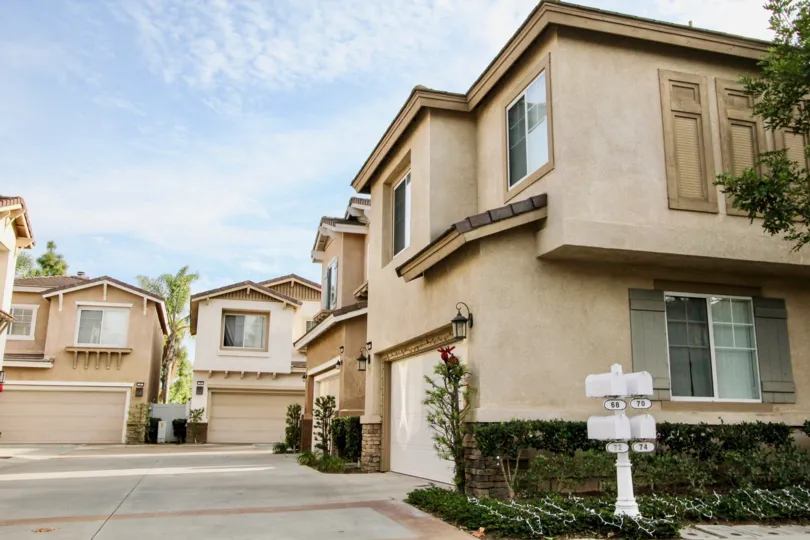 THE HOUSE IN THE VISTA HEIGHTS WITH THE PLANTS, TREES, SHUTTER