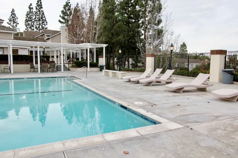 House at the Canyon Terrace Townhomes in Anaheim Hills with a Swimming Pool