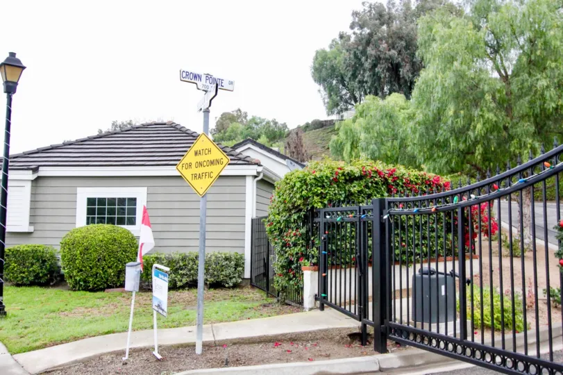 House in the Crown Pointe in Anaheim Hills with beautiful garden