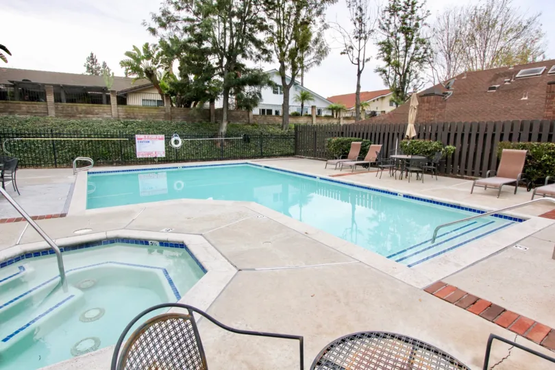 The Rimcrest Villas in the Anaheim Hills with a beautiful Pool and house