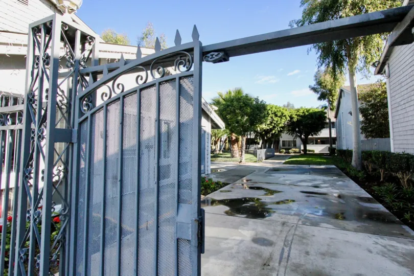 Entrance Gate to the beautiful Brookhurst Village in Anaheim California