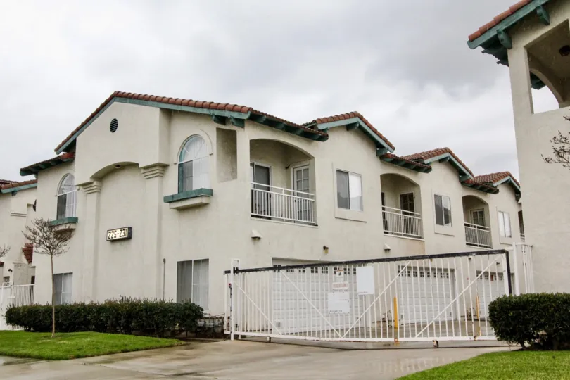 The private gated community of La Vie En Rose resides in Anaheim California.