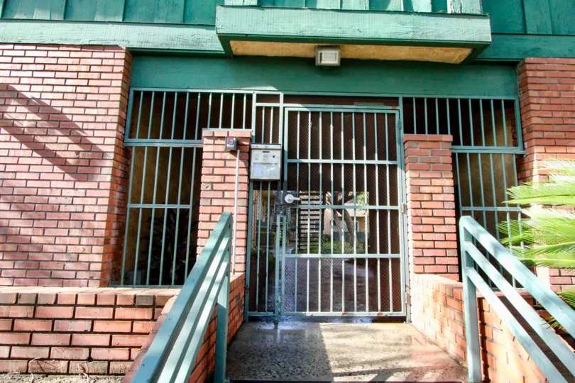 A view of gated Webster Heights compuound in a sunny morning
