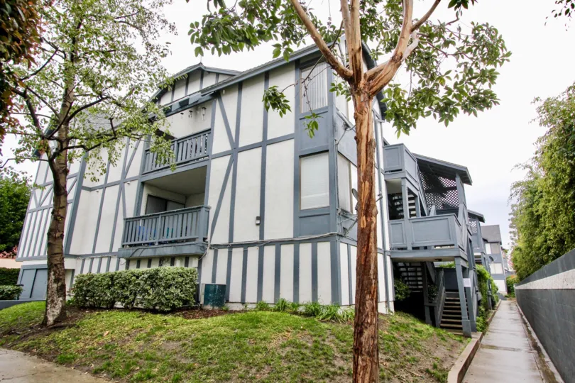 Wind River House Building With Green Park at Anaheim City