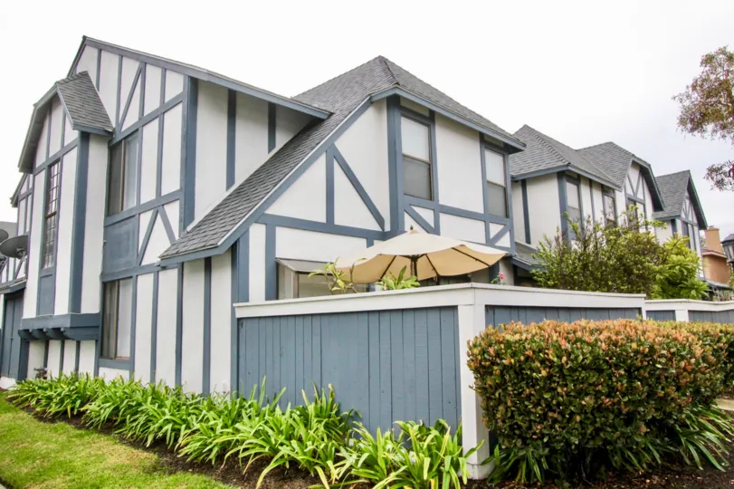 THIS BEAUTIFUL HOUSE IN ANAHEIM CITY, THAT SHOWS THE LOT OF CROTON PLANTS WITH FLOWERS