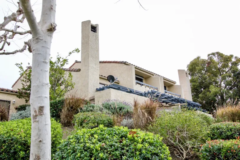 A estate in Buena tierra with beautiful homes surrounding full of green plants and trees