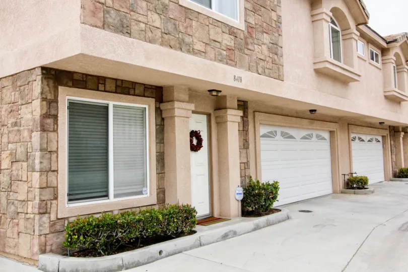 Excellent building having glass windows and parking place in Buena Villa Townhomes of Buena Park