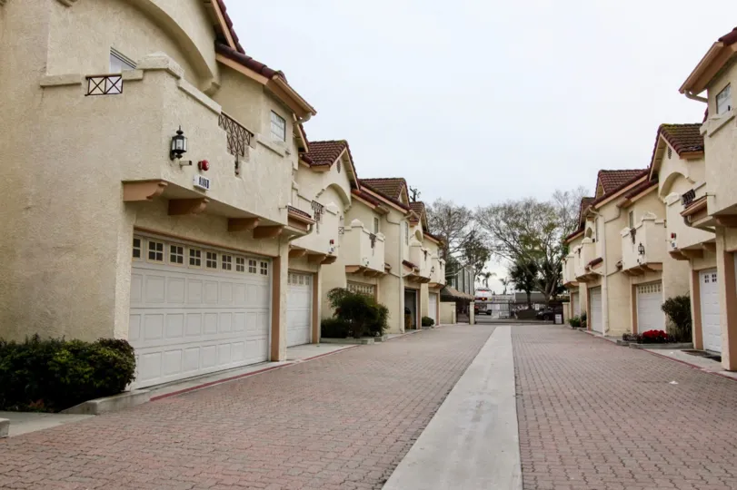 Road in Summer hill has few Villa's and each has number board and light lamps