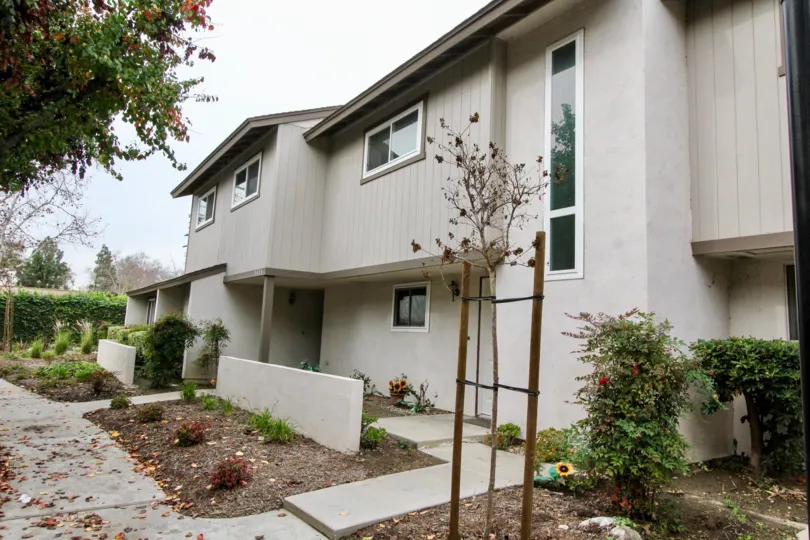 Nice view of villa surrounded by plants and trees in Summertree of Buena Park