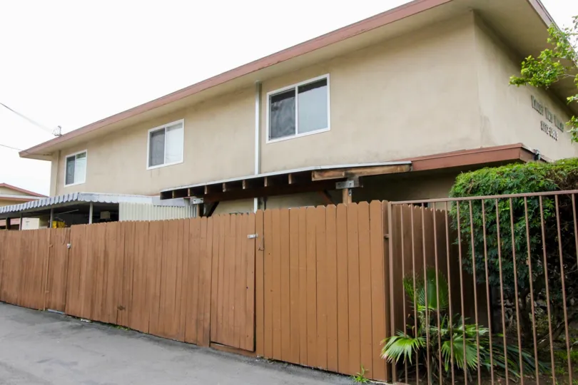 A two-story home in the Valley View Villas community of Buena Park