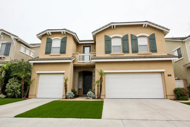 THIS IS THE FRONT VIEW OF HOUSE WITH SHED LOCATED IN BUENA PARK