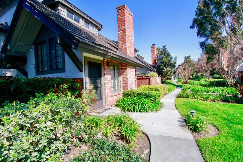 THE BUILDING IS LOCATED WITH GARDENS AND ROOF AND IT HAS THE ROAD PATH WITH BEAUTIFUL NATURE AT THE MORNING TIME.