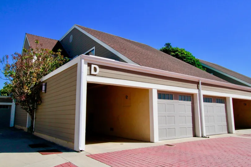 A town home on a sunny day at Cedar Glen Townhomes, in Costa Mesa, Ca.