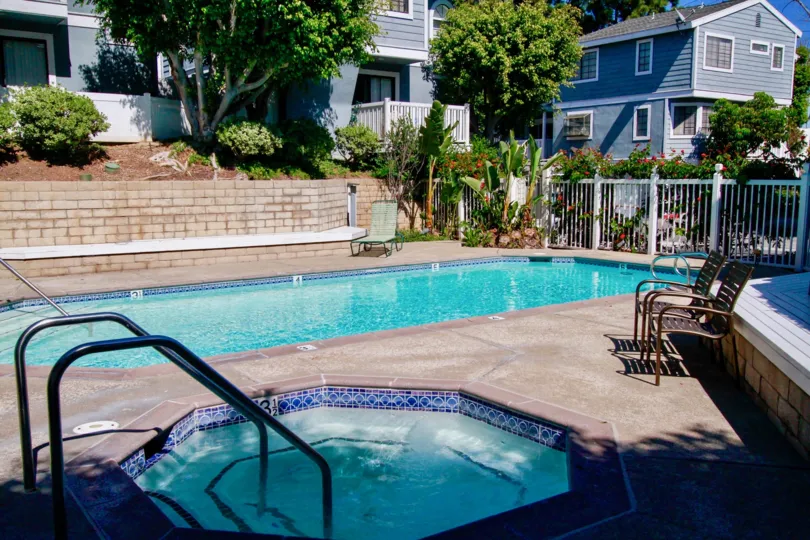 A perfect place to relax yourself and take a bath in the pool in the Garden Park Village.