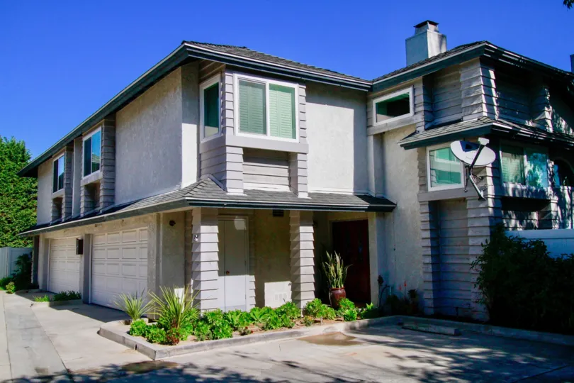 Pelican Point Costa Mesa California more of house covered by the shadow at before