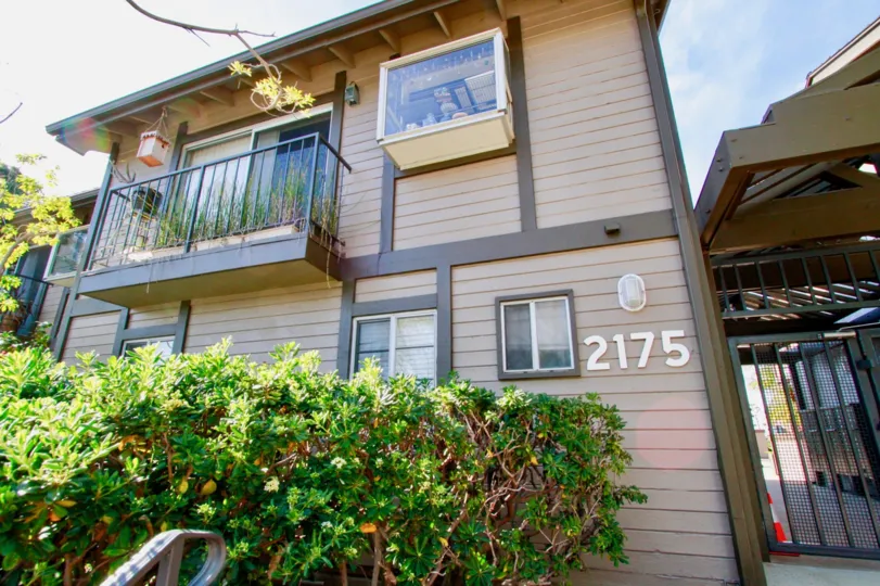 Excellent view of Balcony view of villa with small plants in Sea Ridge of Costa Mesa