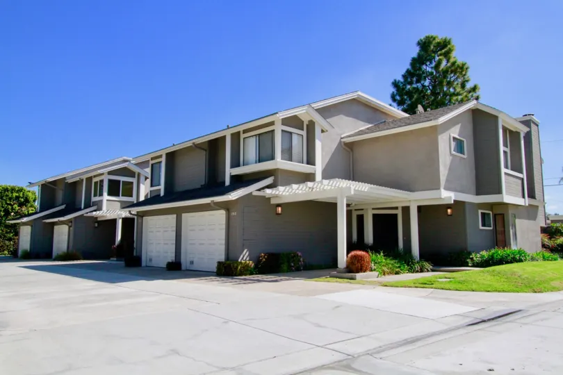 The Village at Admiral Way Costa Mesa California playing building blocks like model with separate floors attached