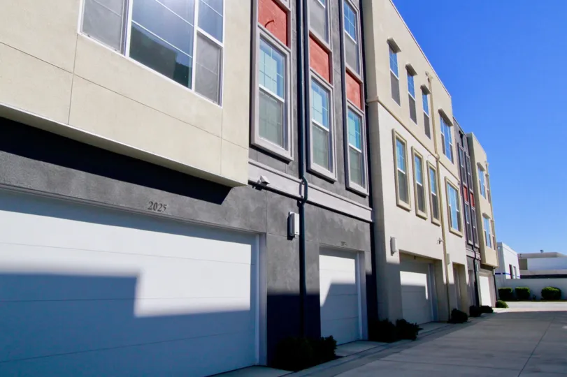 Modern apartment complex located in the community of West Place in Costa Mesa, California