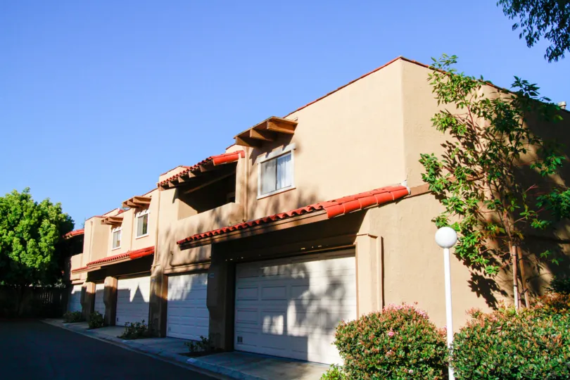 the car shed of line of four it is in westbluff village costa mesa, california