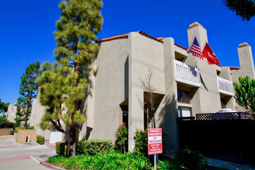 Wilson Park Condos Costa Mesa California long vertical building found highest