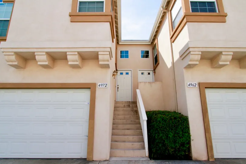 Two residences in the Bishop Glen community in Cypress, California.