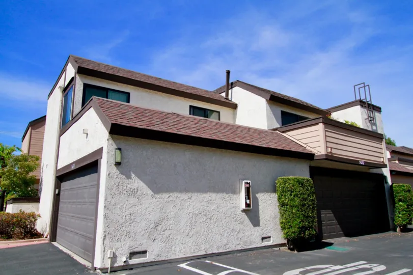 Bowers Condominiums Cypress California multiple colored brick model design roofing houses