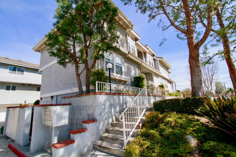 Cypress Pines Cypress California majestic long building with many stairs at front