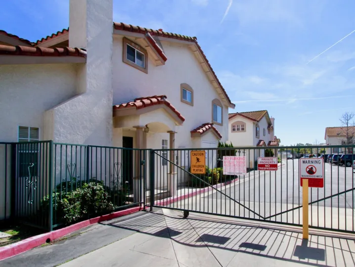 Grand Lincoln Village Cypress California with long road inside its avenue looks like factory